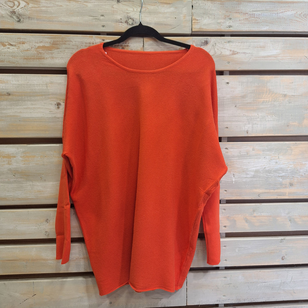 SWEATER CUELLO REDONDO-NARANJA