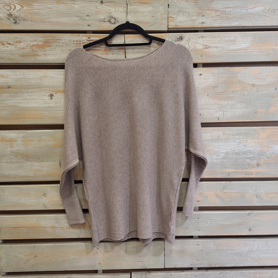 SWEATER MURCIÉLAGO-TAUPÉ