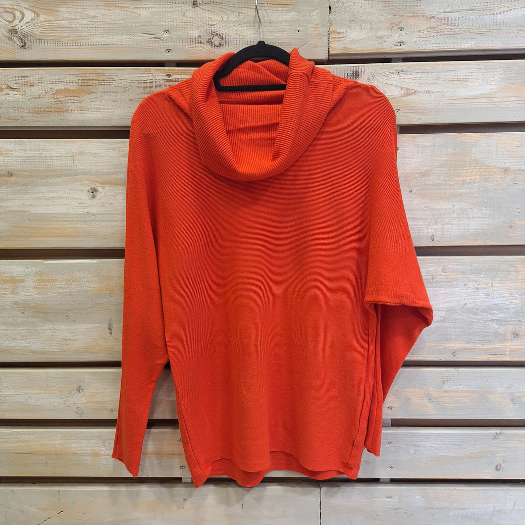 SWEATER CUELLO-NARANJA