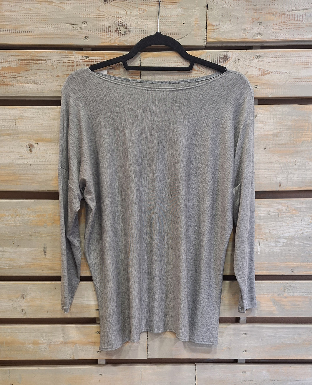 KARLA CUELLO REDONDO-GRIS MELANGE