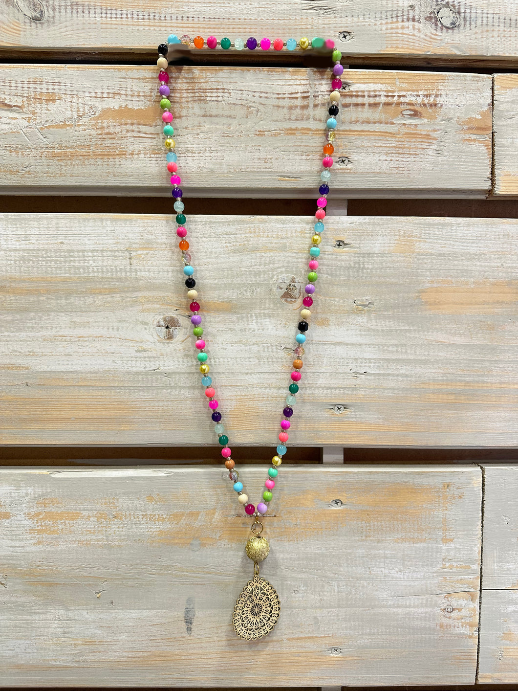 Collar Multicolor/Dorado
