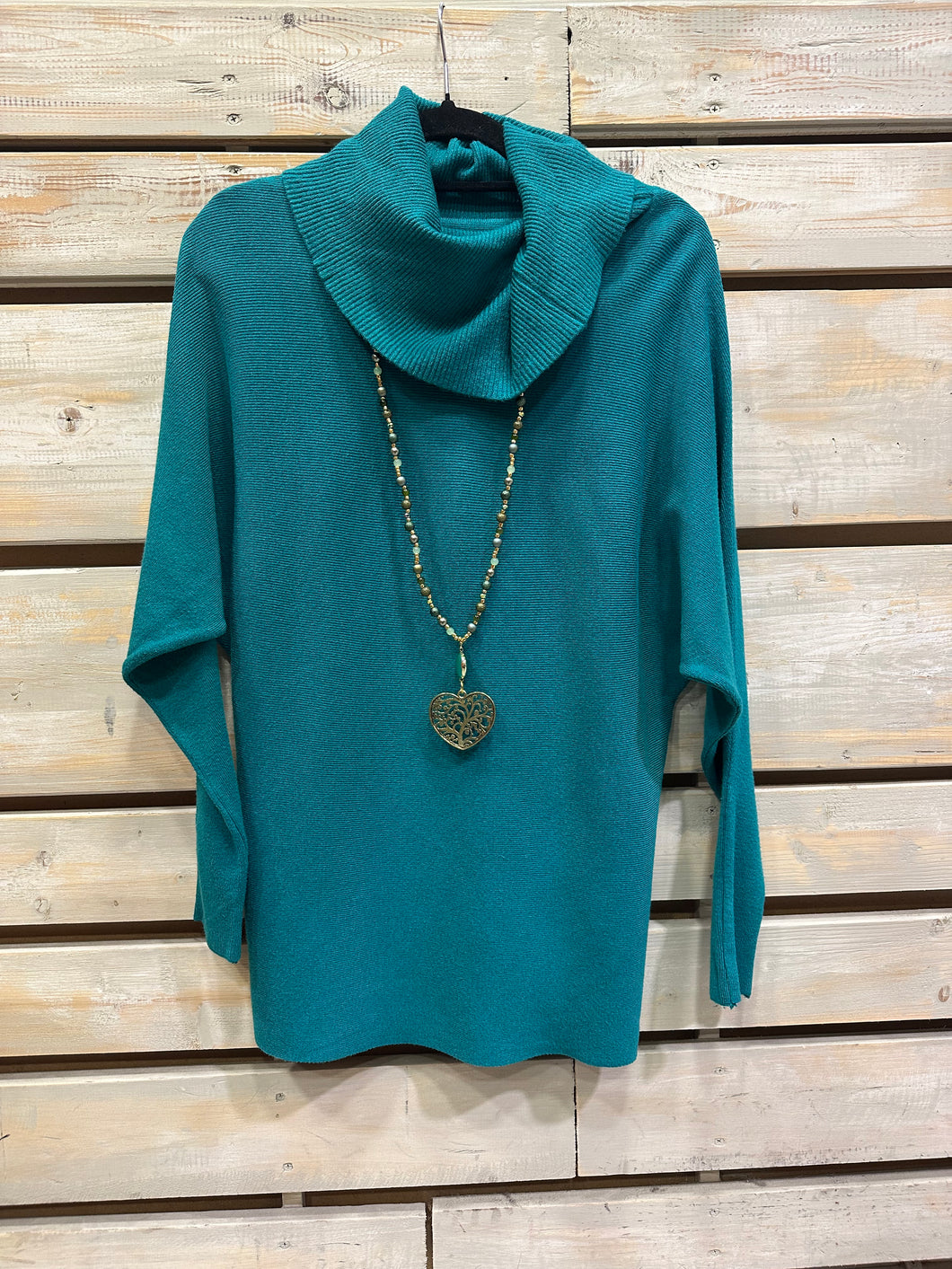 SWEATER  BEATLE- PETROLEO