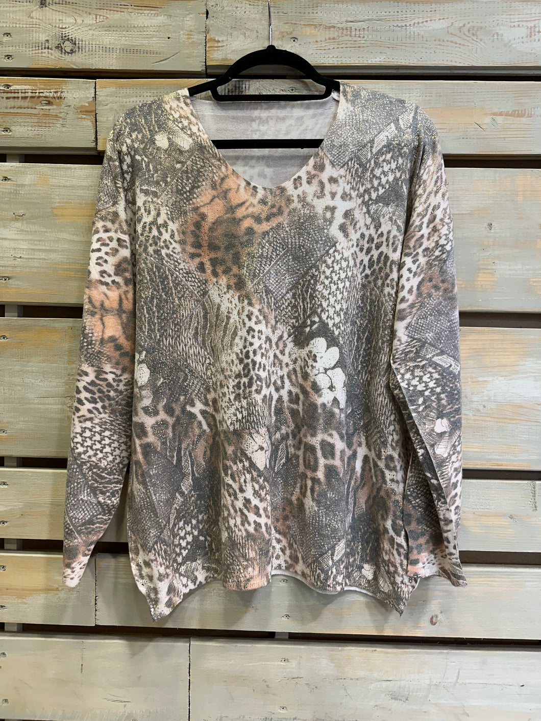 Sweater Floreado - Animal print