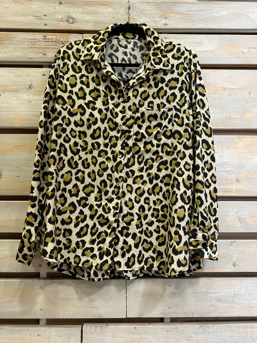 Blusa Animal Print - Amarillo
