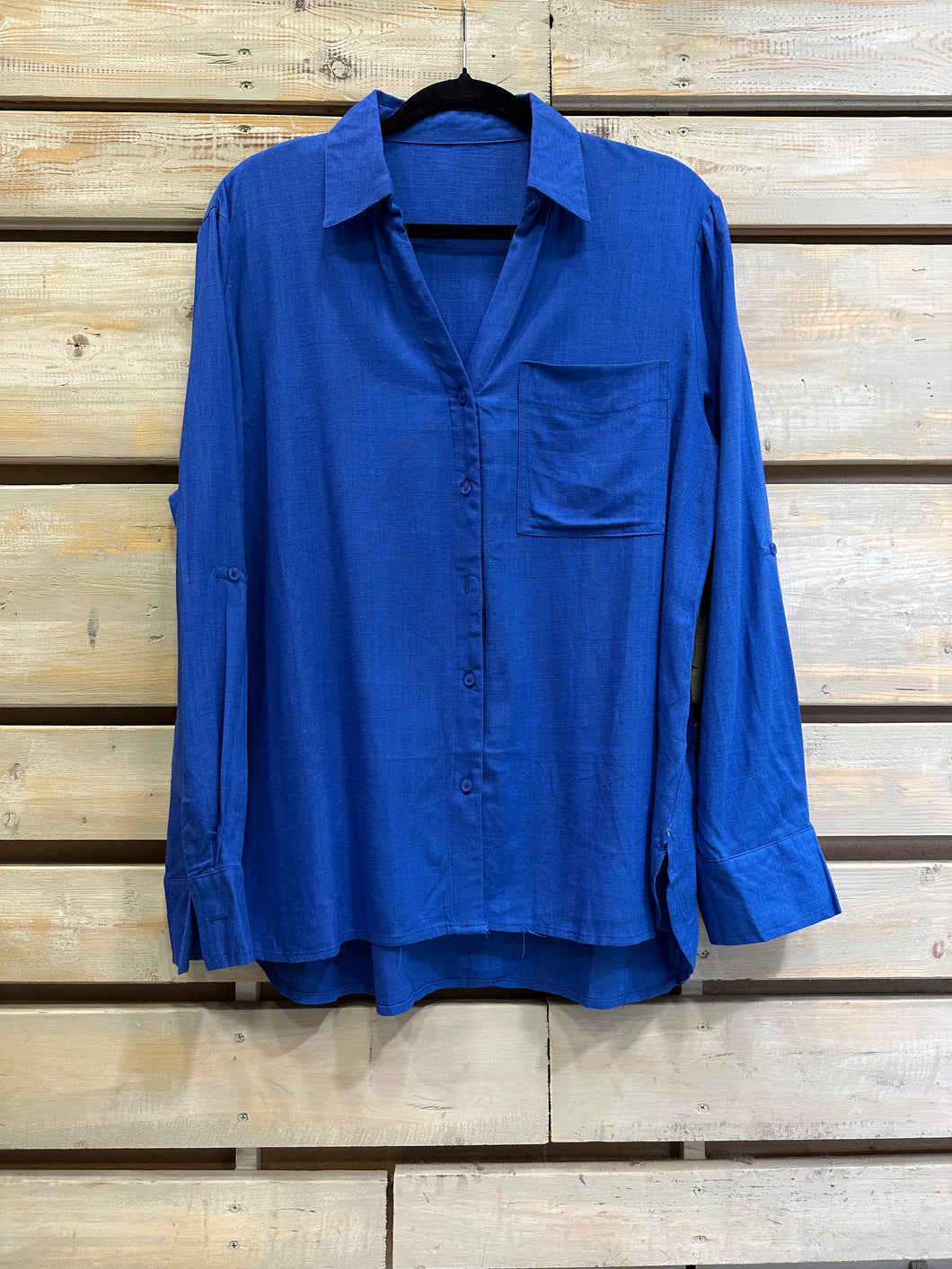 Blusa Bárbara- Azulino