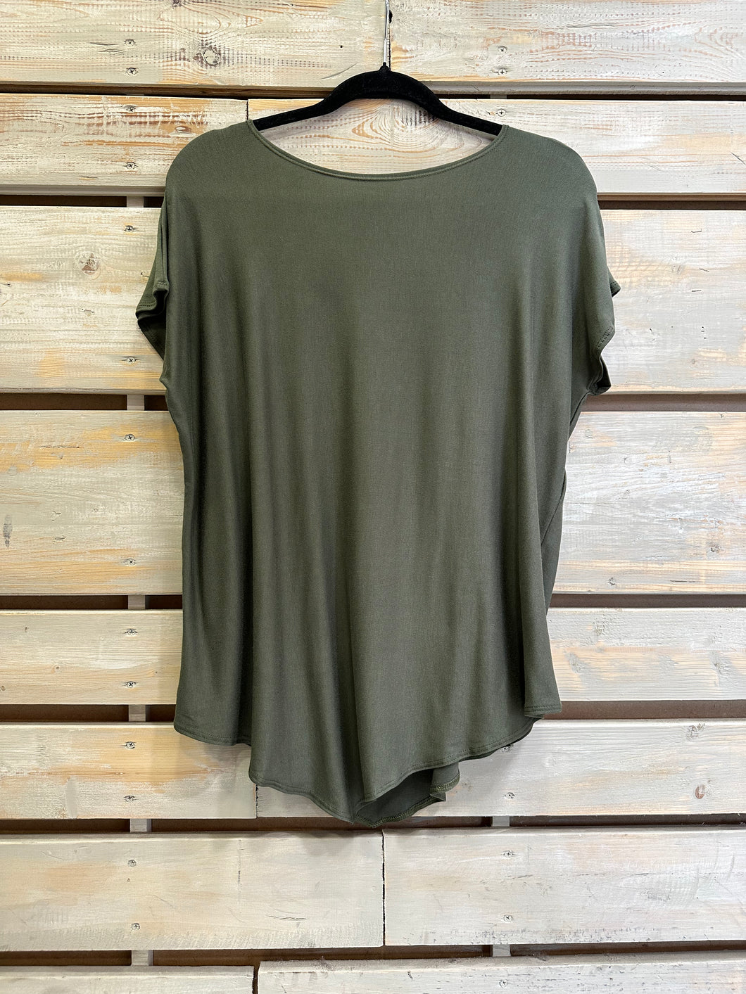 Ana Manga Corta- Verde Musgo