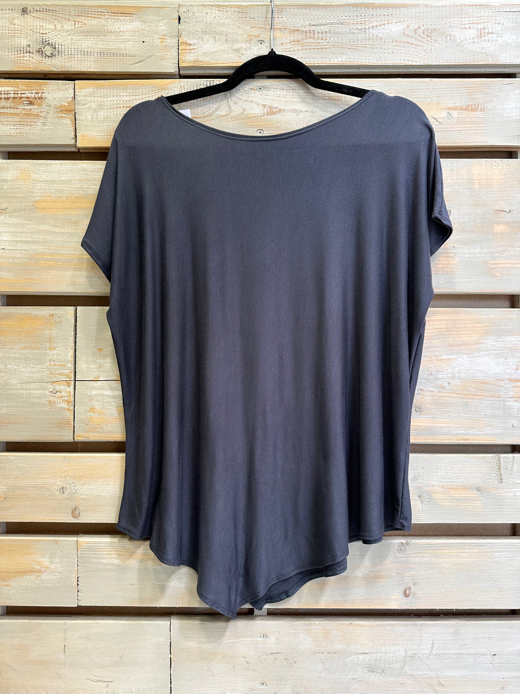 Ana Manga Corta- Gris Acero