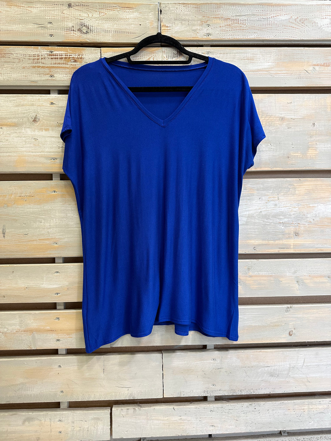 Karla Cuello V Manga Corta-Azulino