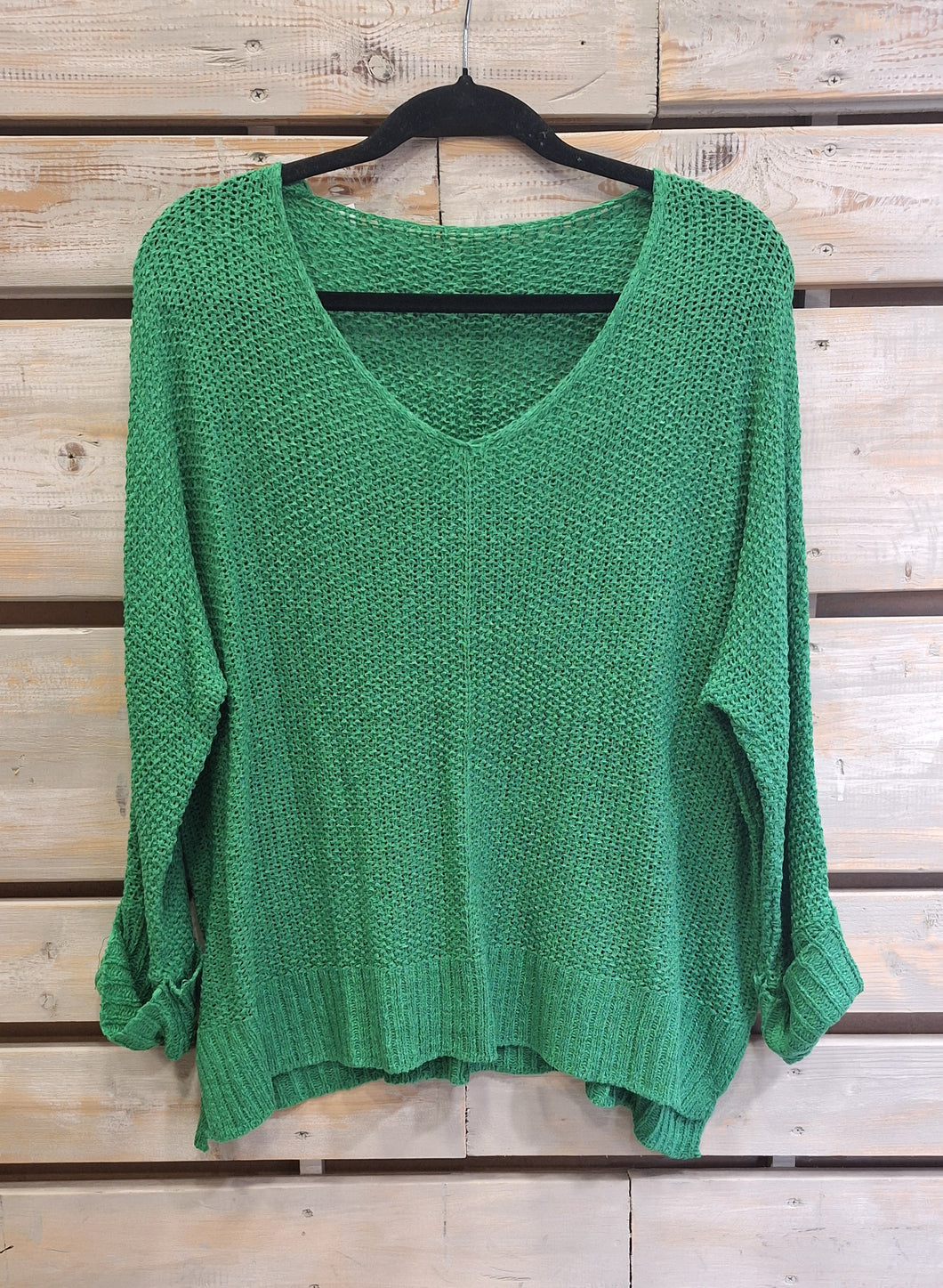Sweater Hilo M-L/ Verde Manzana