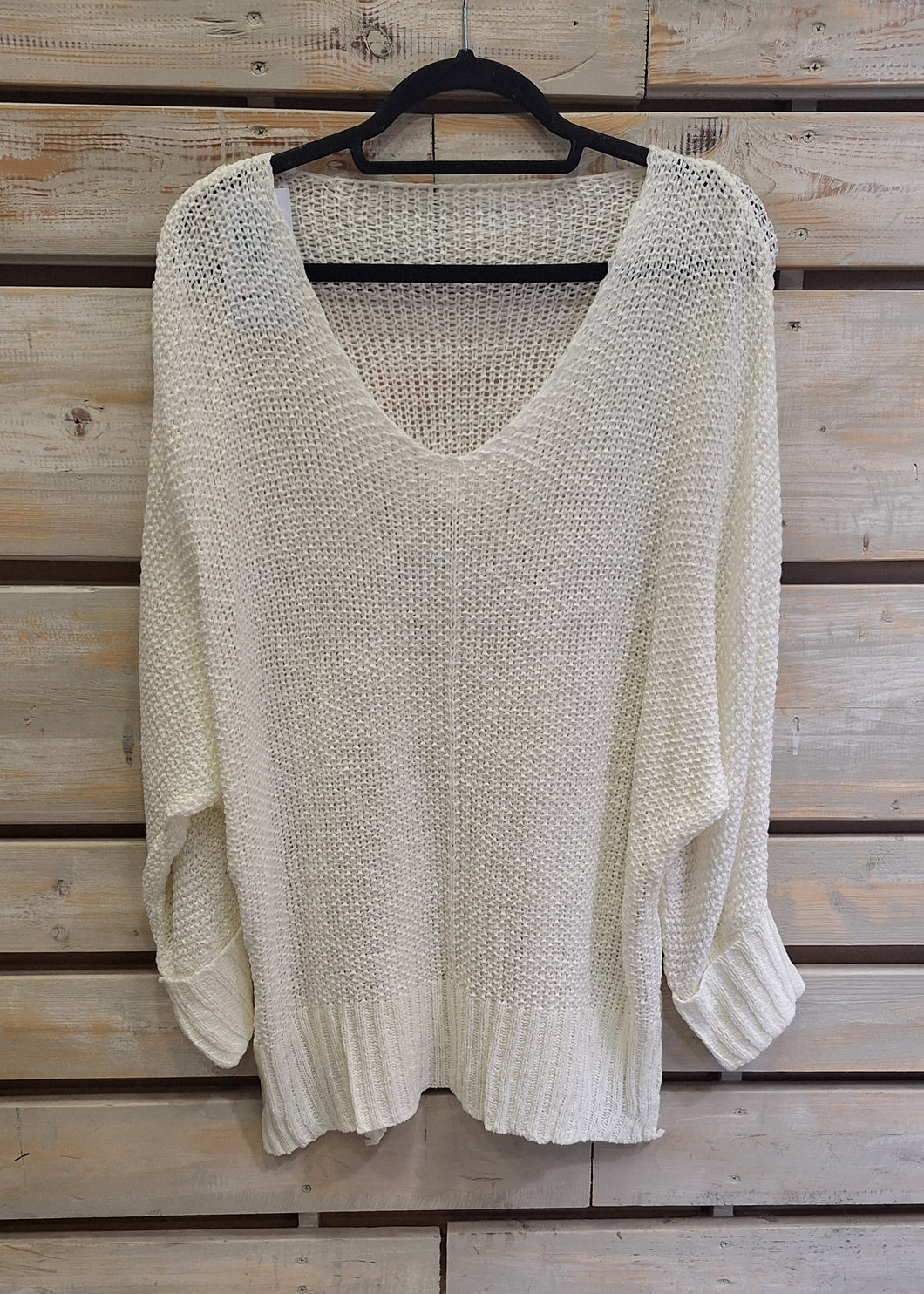 Sweater Hilo L-XL/ Blanco